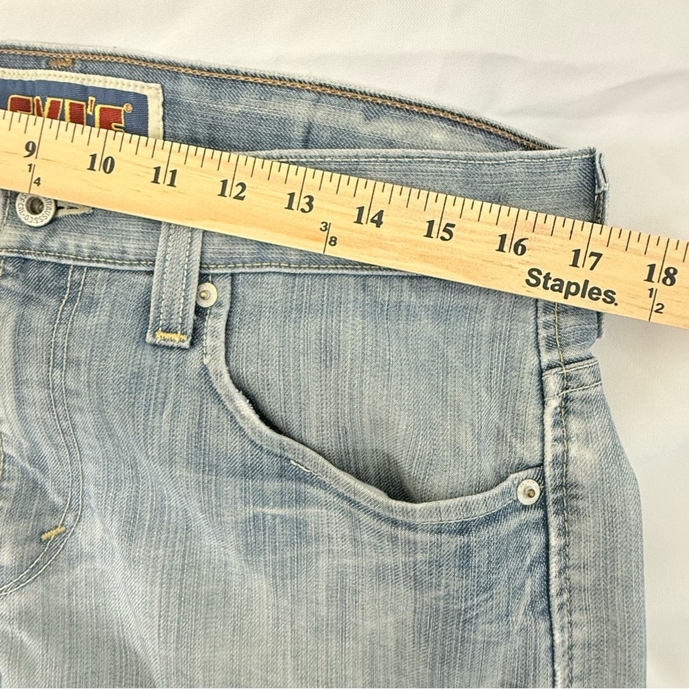 Vintage Men's Levi's Original 511 Skinny Jeans Medium Wash Size 34x32 Light blue - Picture 9 of 13